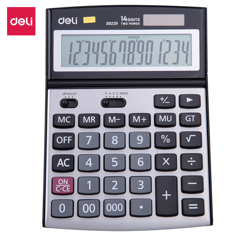 Calculadora de mesa 14 dígitos Deli-E39229