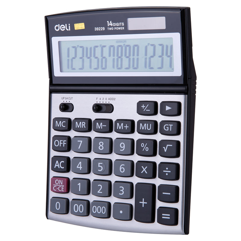 Calculadora de mesa 14 dígitos Deli-E39229