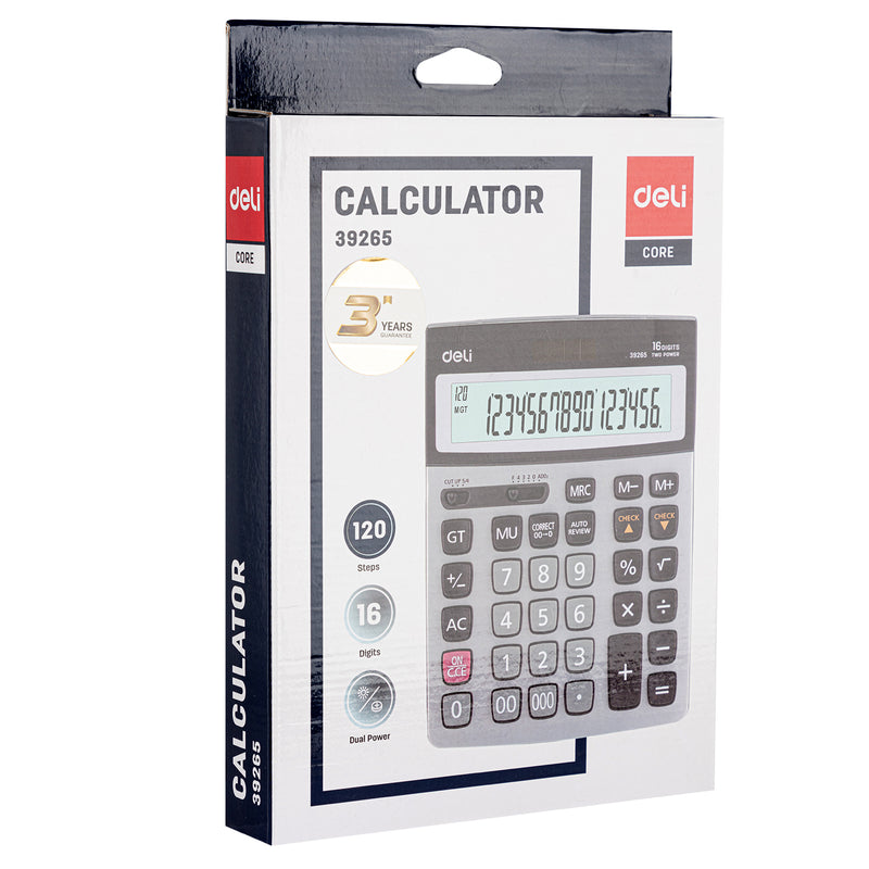 Calculadora de 16 Dígitos Deli E39265