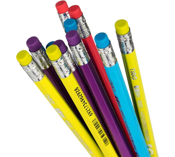 Lápis gráfite HB com borracha Deli EU50806