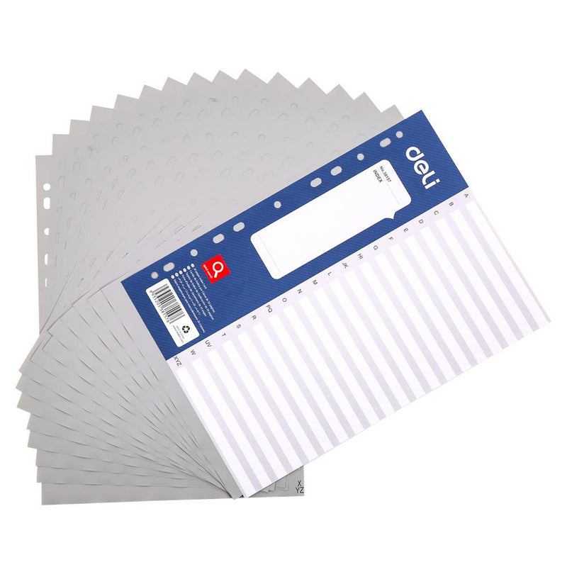 Separador Alfabético (A-Z) A4 Deli E38157