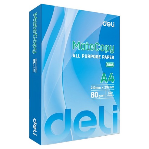 Papel Fotocópía A4 Deli 80G